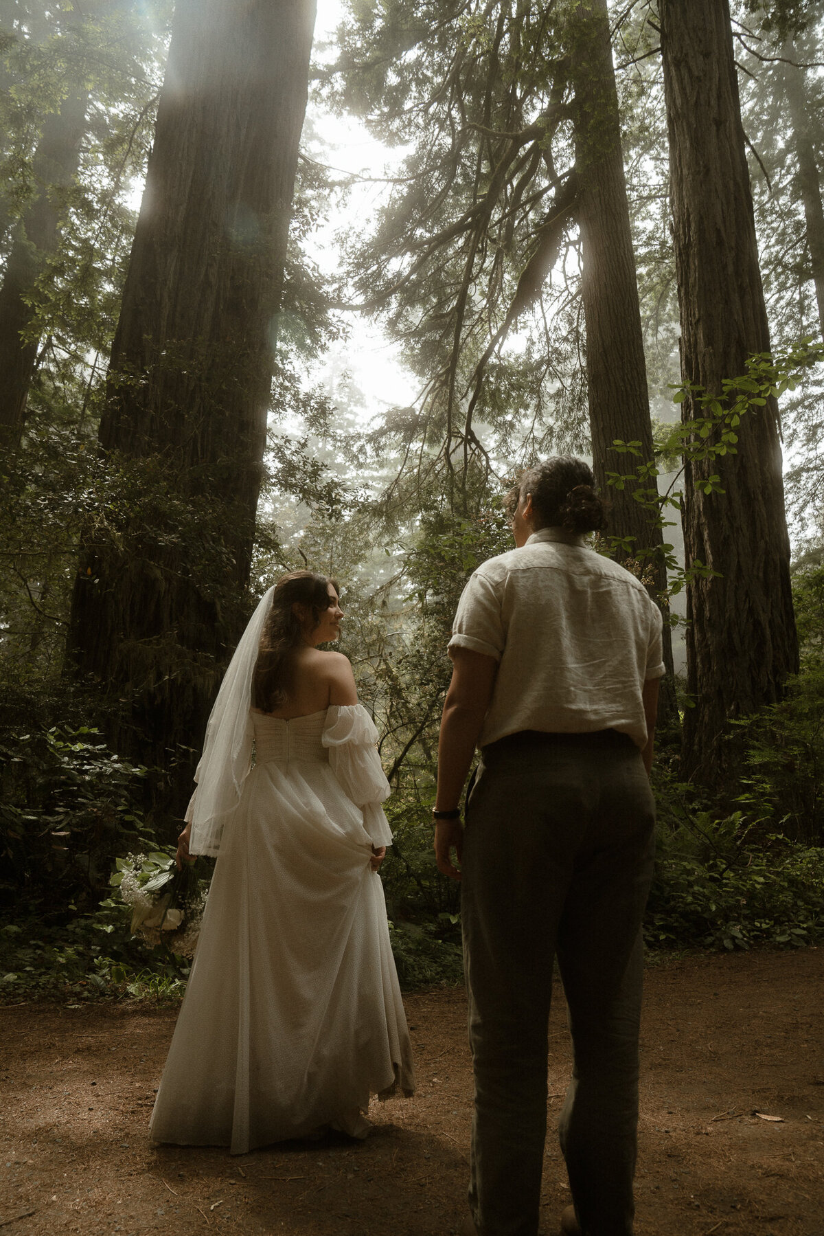 Smoke&theSea - Redwood Elopement-38