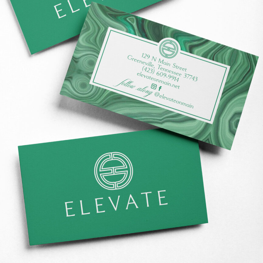 Chic-Emerald-Business-Cards