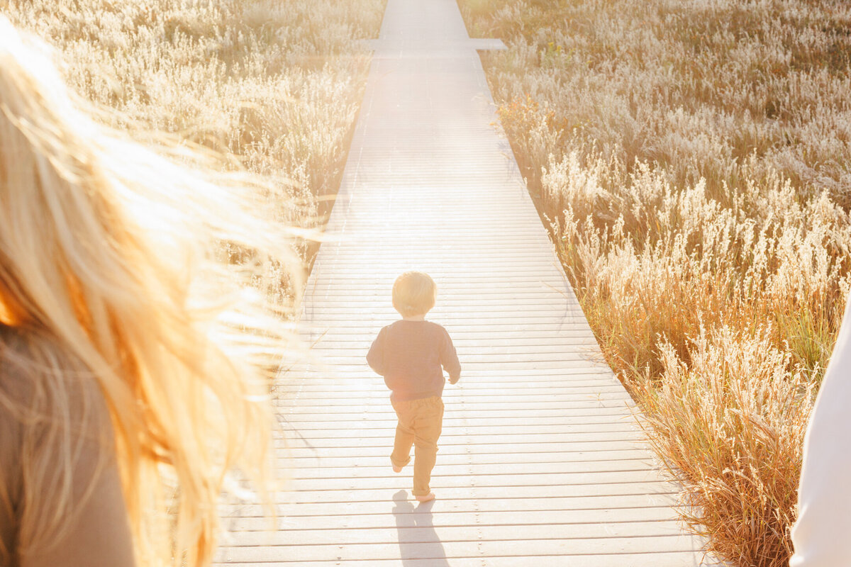 Yorktown golden hour family photos