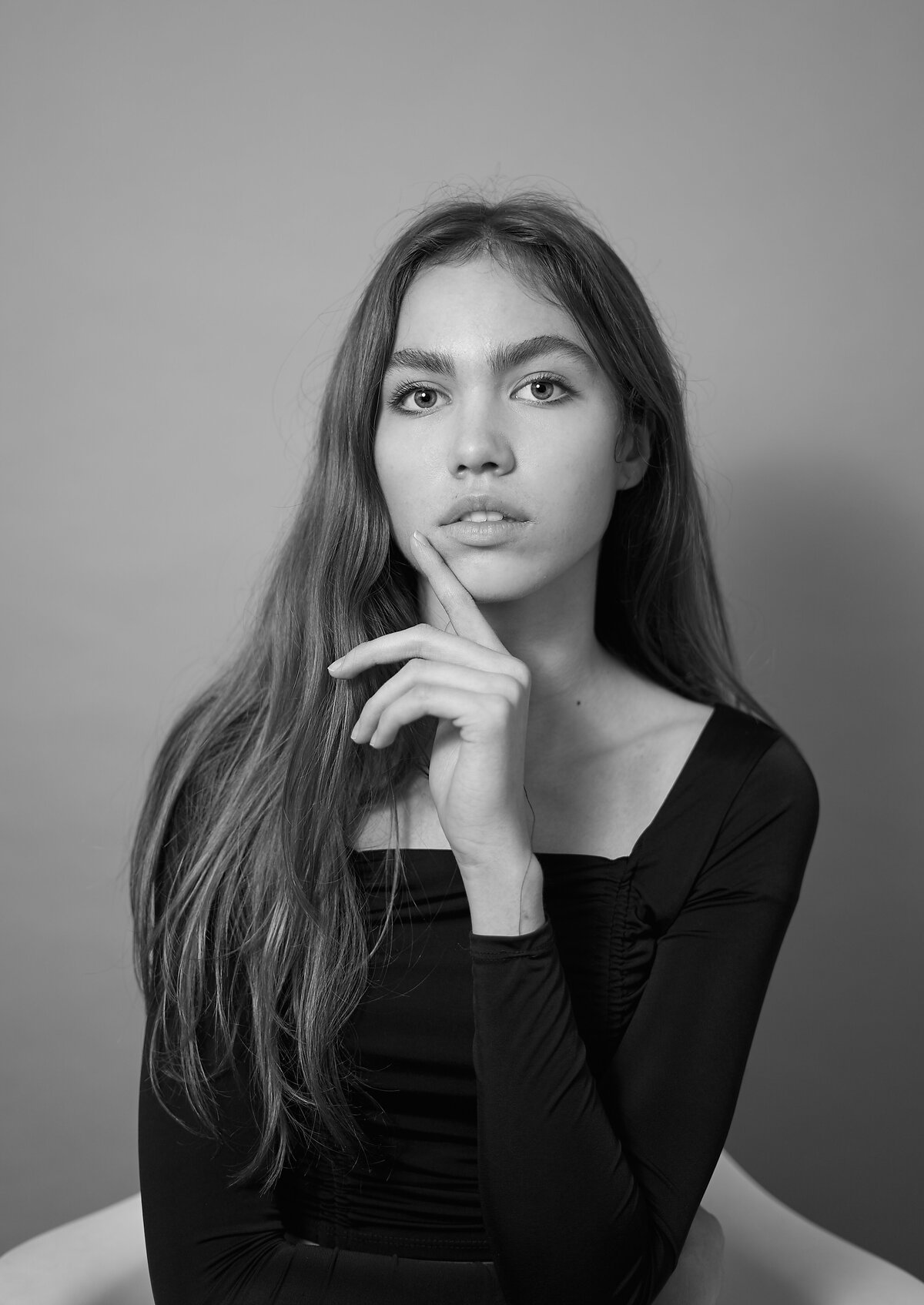black and white portraits