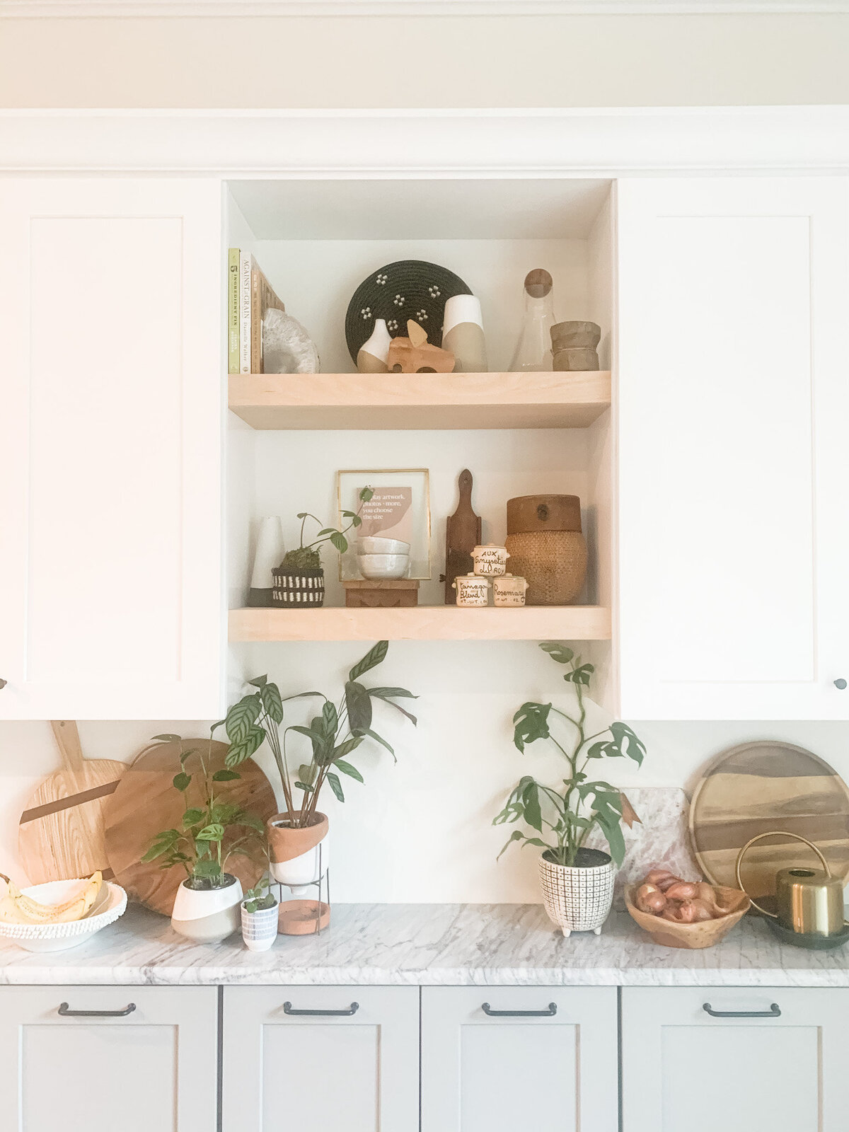 Philly Townhouse Kitchen Shelves