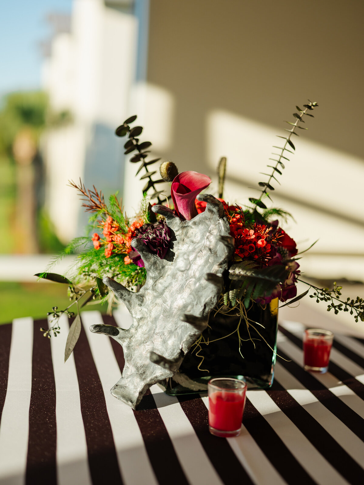 20 - St. Petersburg Halloween Wedding Beetlejuice Cocktail Centerpiece - Tampa Bay Wedding Planner