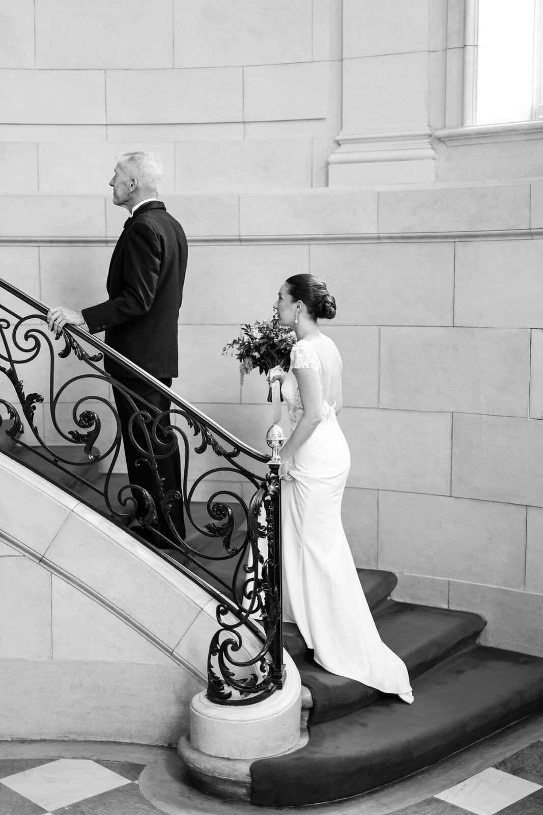 Stylish wedding photography portraits at the European DC Wedding Venue, the Meridian House.