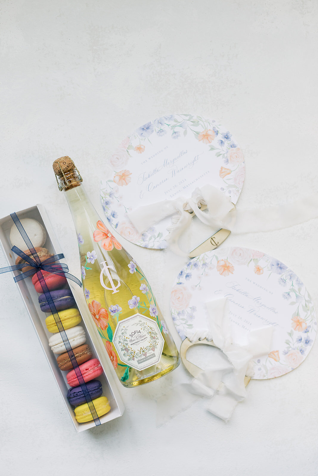 wedding-menus-french-custom-champagne-bottle
