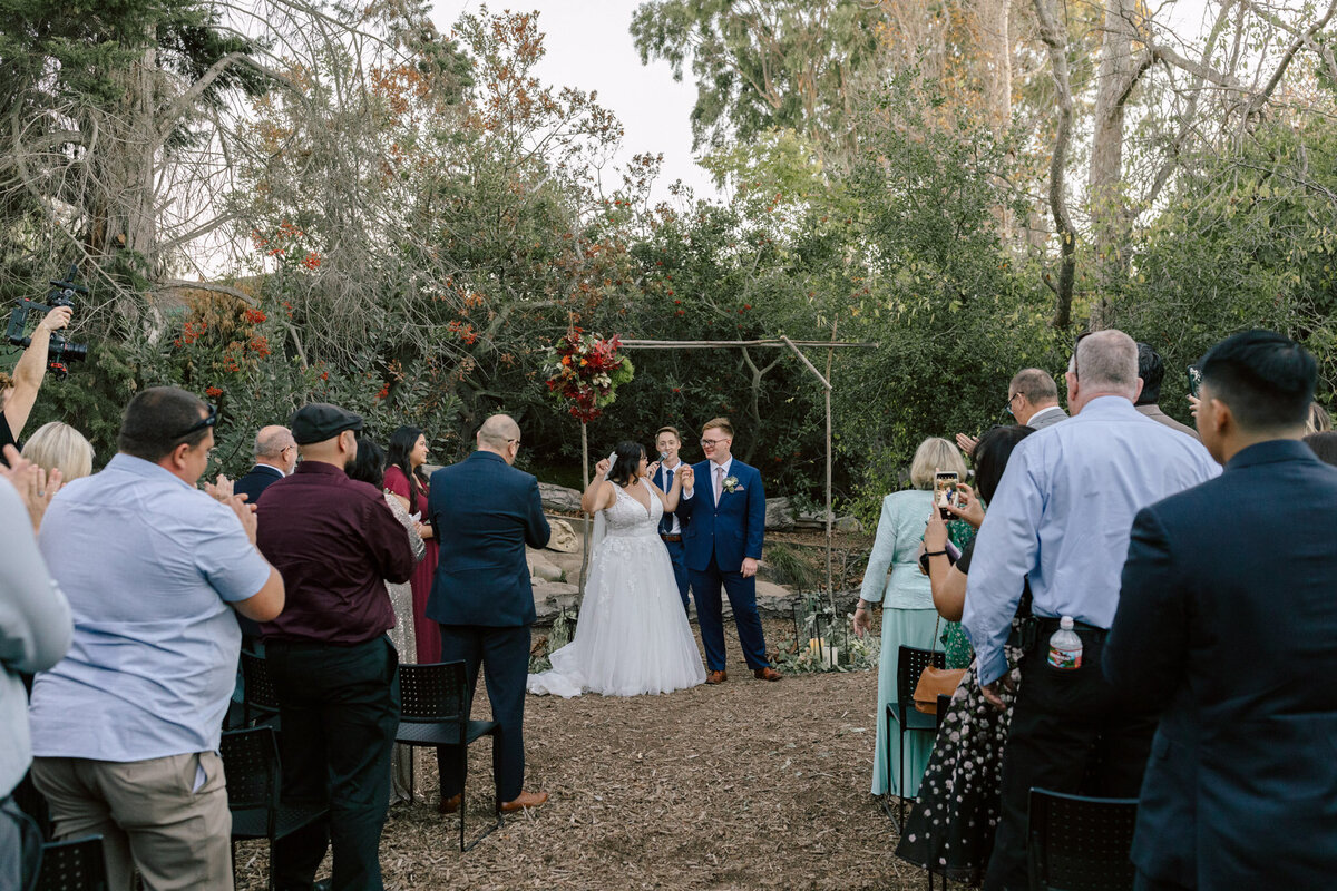 A wedding at the Environmental Nature Center in Newport Beach, CA