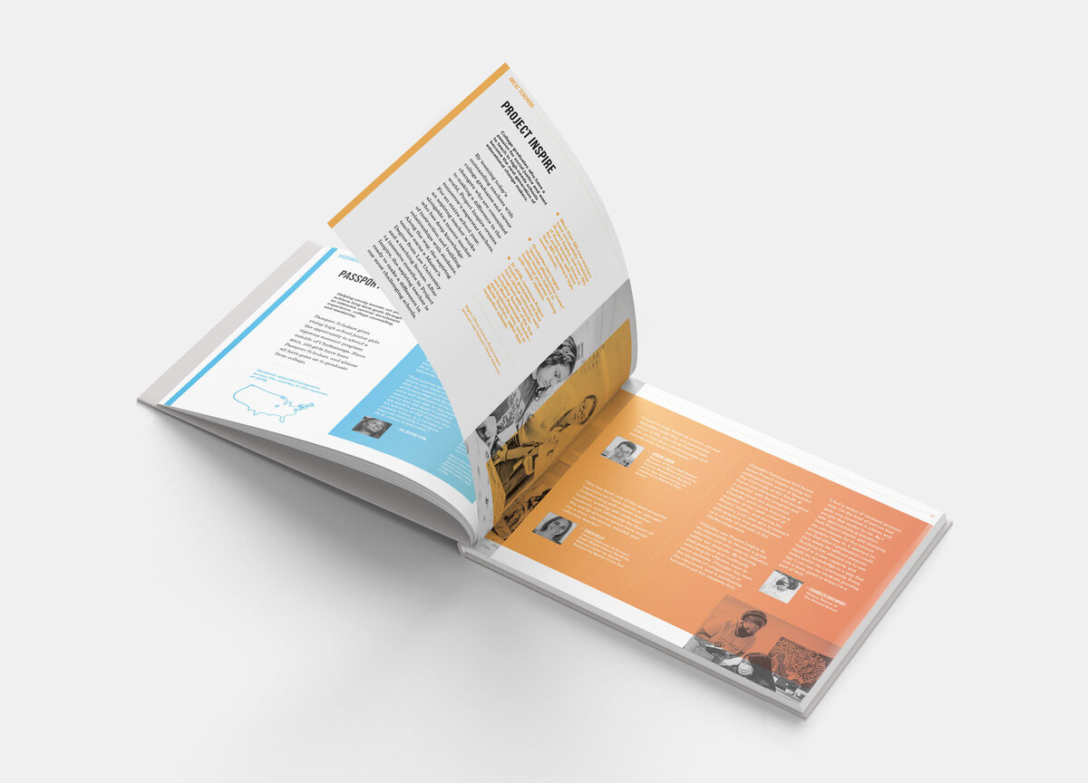 PEF Annual Report Book Design - Flipping Pages