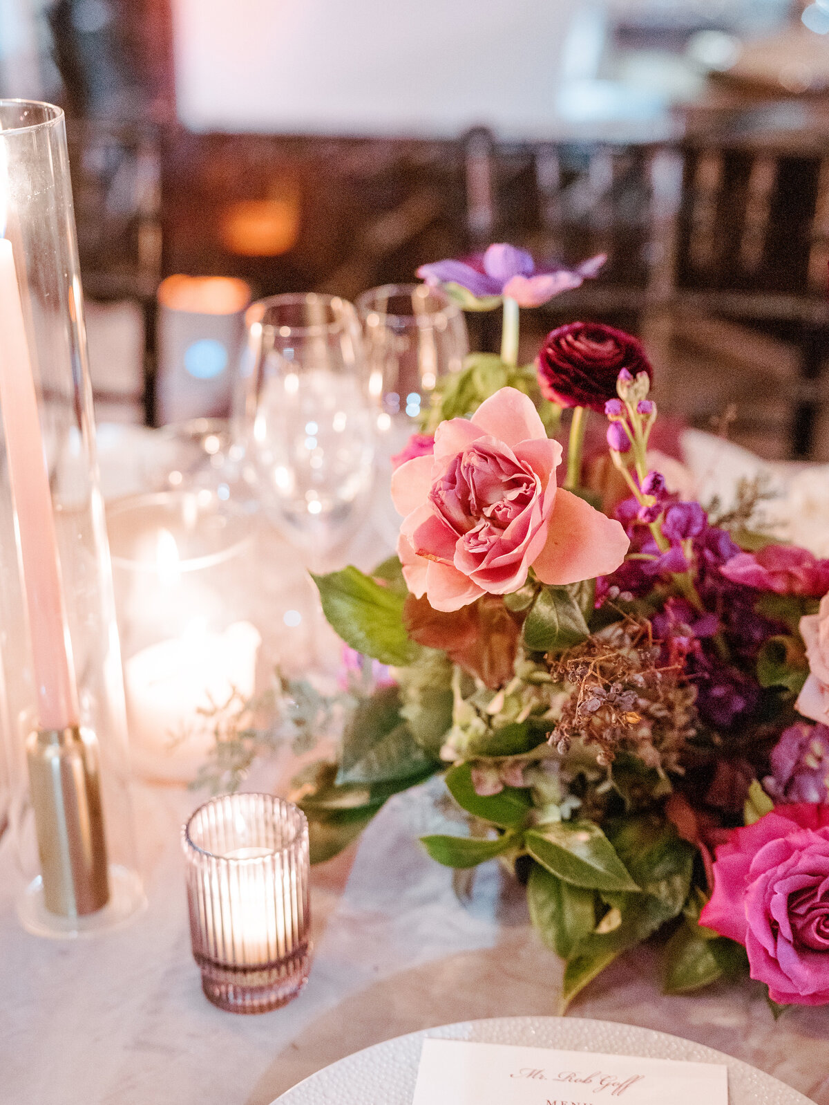 Langham Wedding with Moody Tones and Printed Floral Dance Floor_12