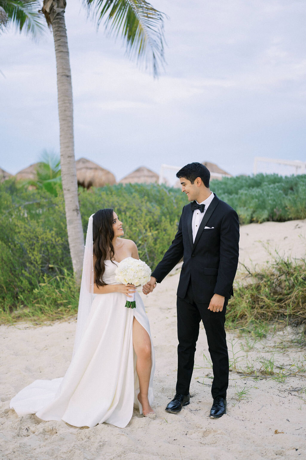 bride and groom at destination wedding