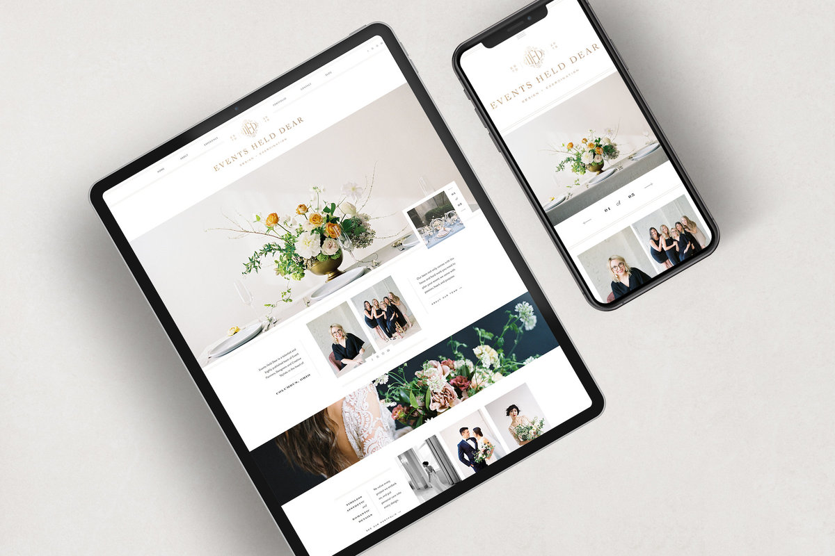With Grace and Gold - Best Showit Design Designs Designer Designers Theme Themes Template Templates Web Website Websites for Photographers Creatives Small Business Owners - 2