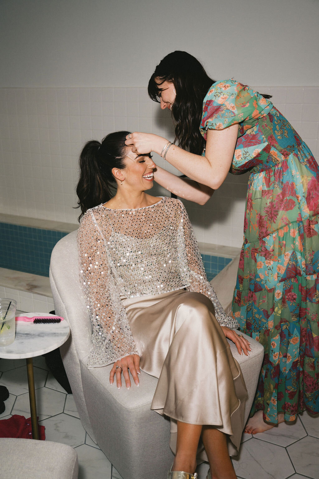 raleigh wedding photographer flash editorial photos