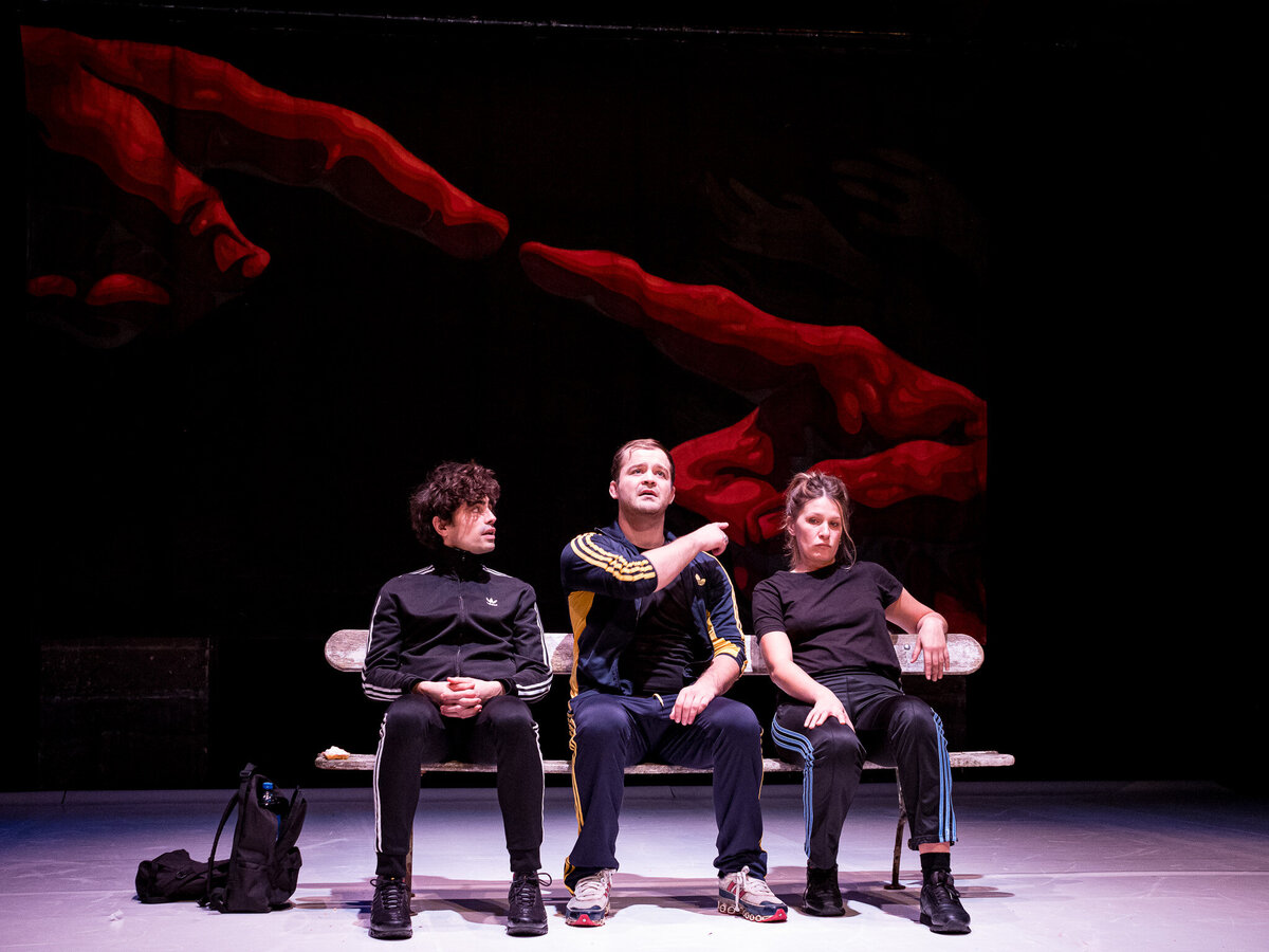 ADN Marie Mahé, Isabelle Andrzejewski, Maxime Boutéraon, Achille Reggiani ©Marie CharbonnierPB230172