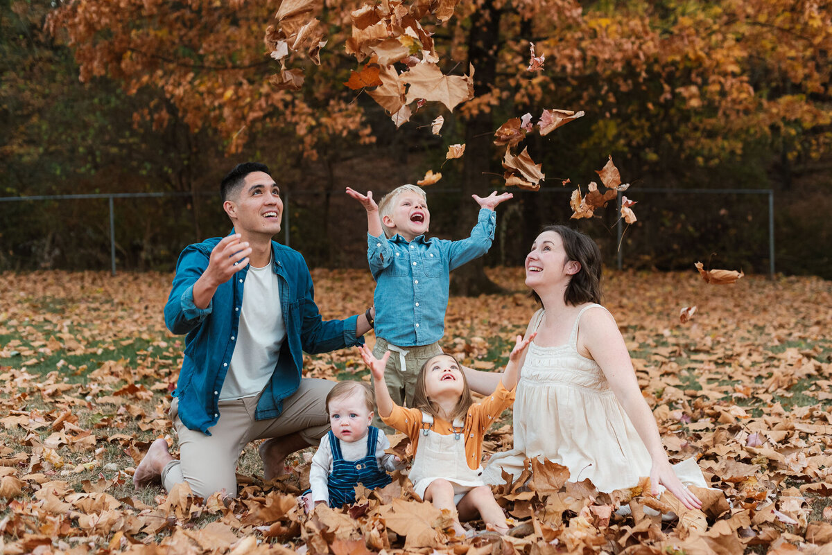 Lenahan Outdoor Fall Family Session, At Home, Piscataway NJ, Nichole Tippin Photography-5