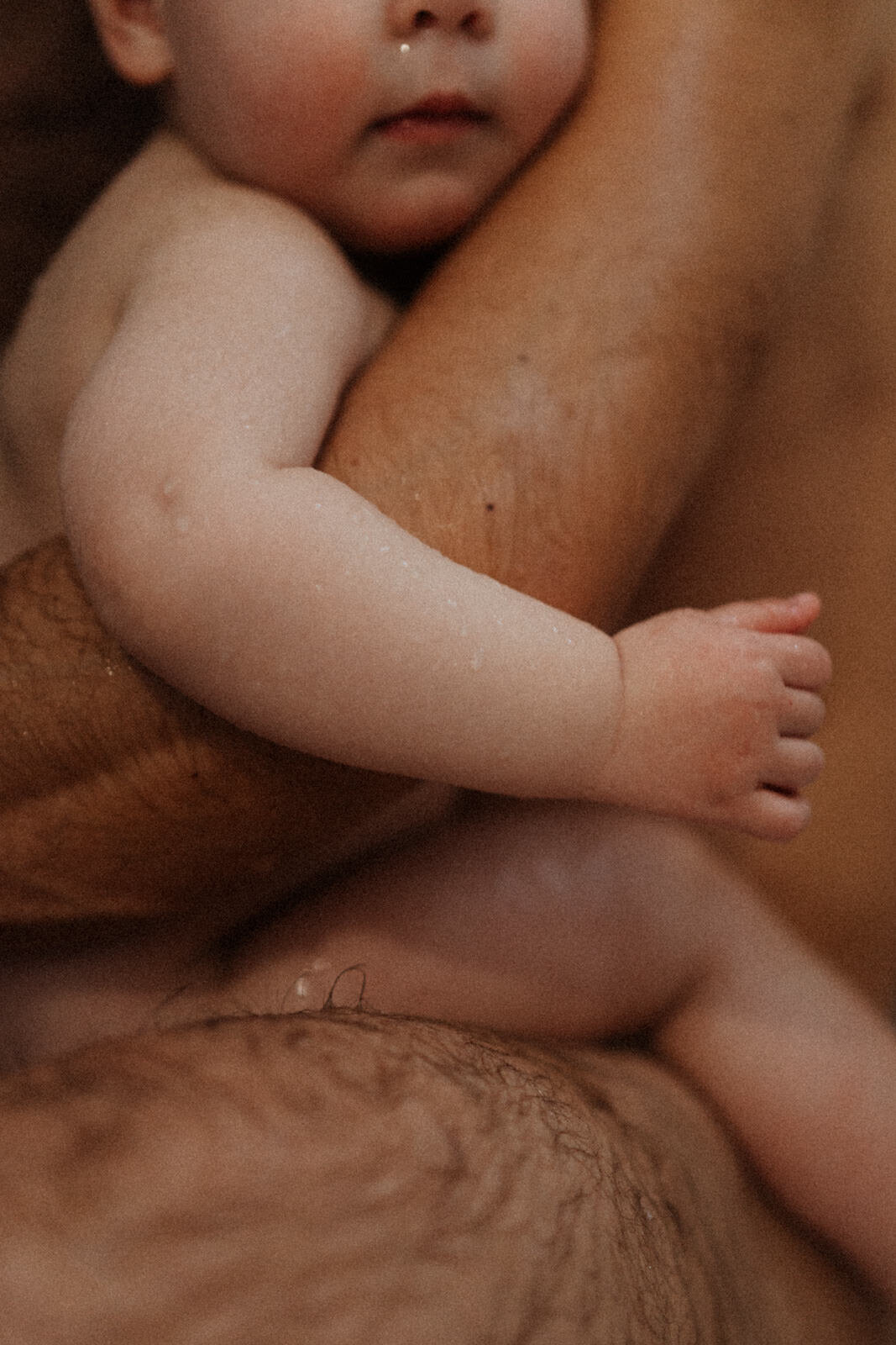 détail d'une photo de bébé à domicile à Montpellier