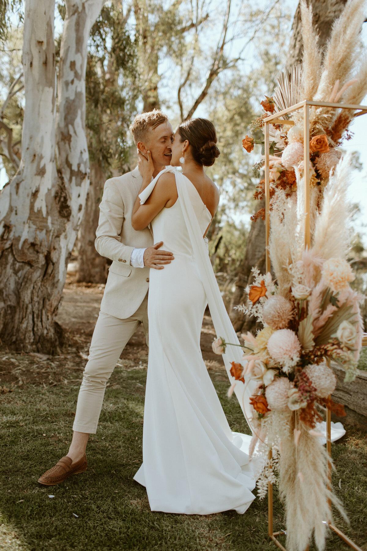 Holly + Jack Wedding Cohuna Festival Boho Daisy + Pine Photography-1031