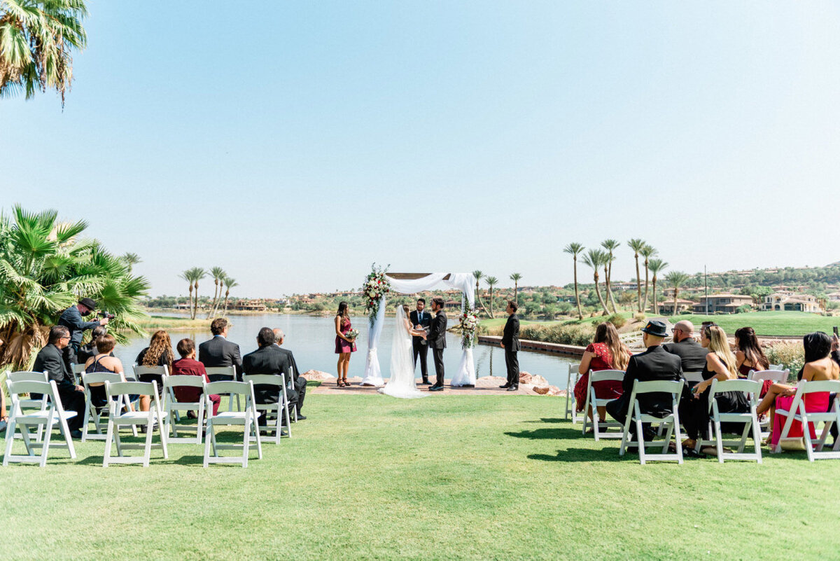 Lake Las Vegas Wedding ceremony