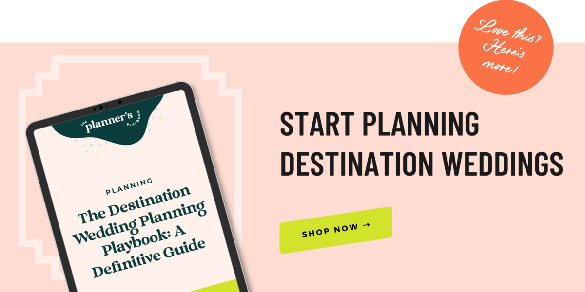 How to become a destination wedding planner
