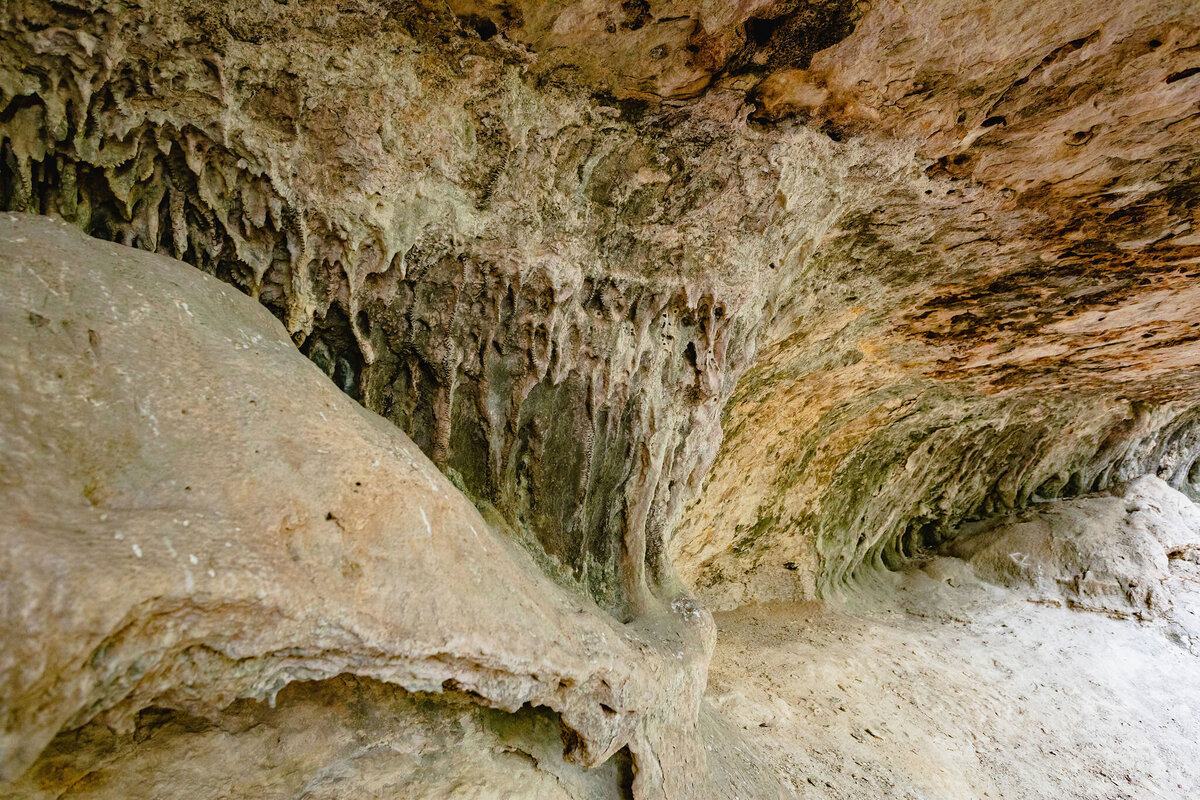 Unique rock formation with cave located at this three-bedroom, two-bathroom ranch house for 7 with incredible hiking, wildlife and views.