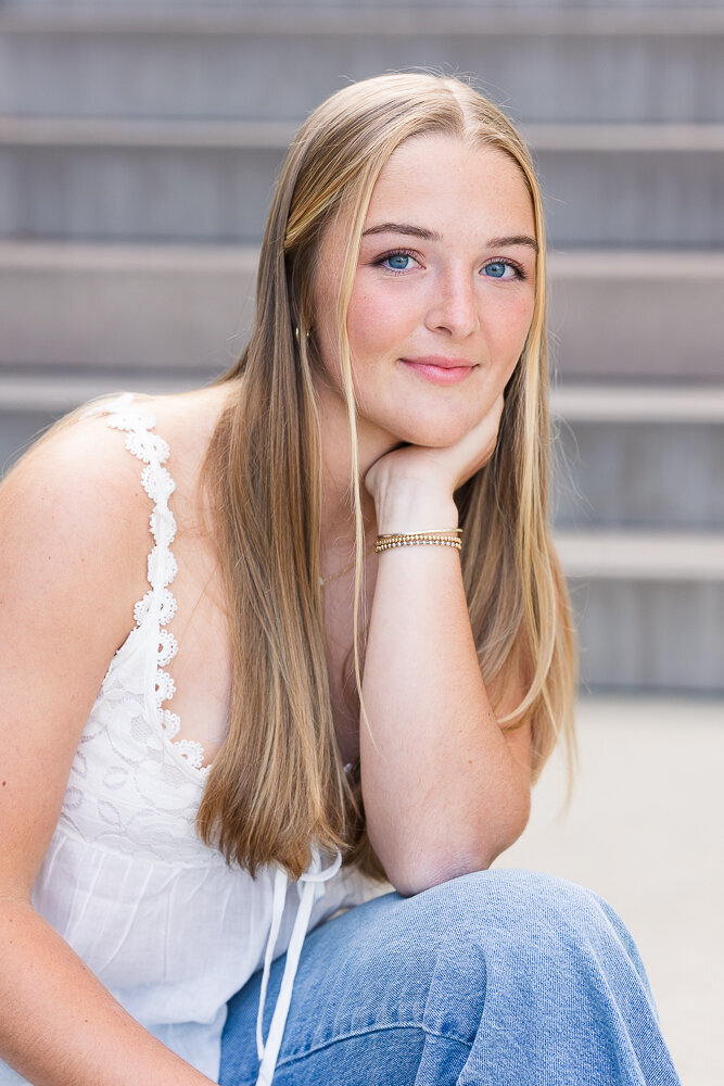 High School Senior Portrait Downtown Raleigh-1