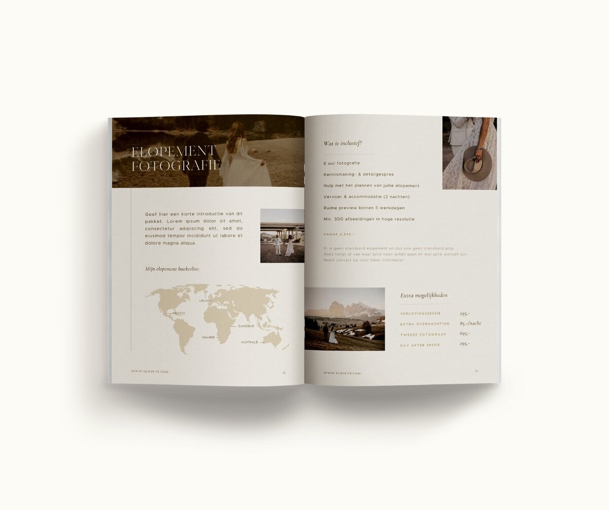 Canva brochure template Silk Skye 8