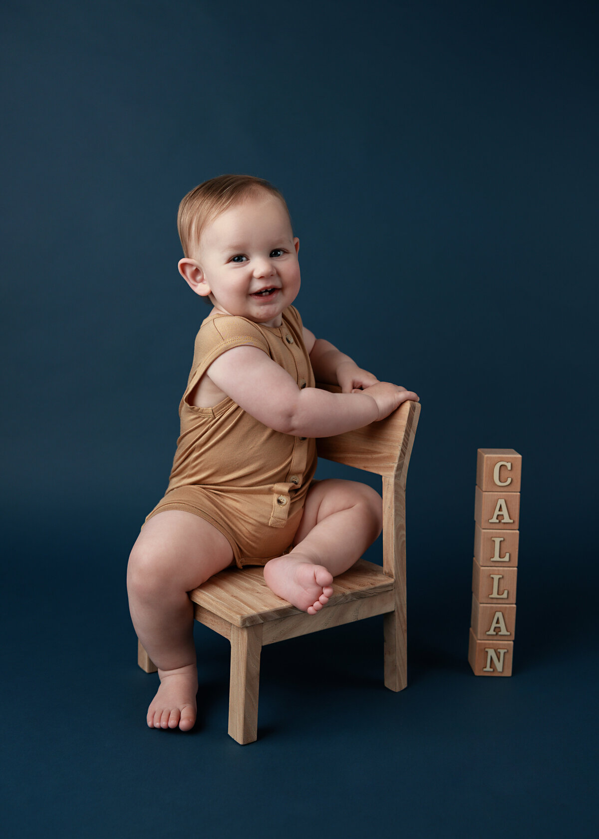 personality portraits children's milestone session at newport news virginia studio