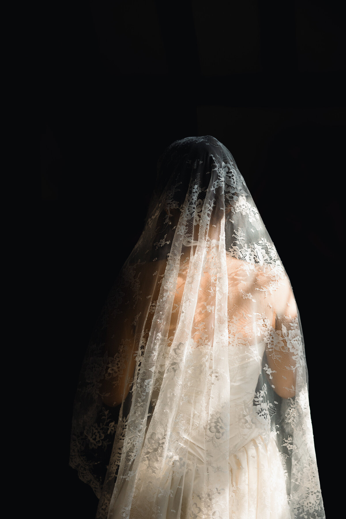 Bridal portrait at Buckinghamshire wedding