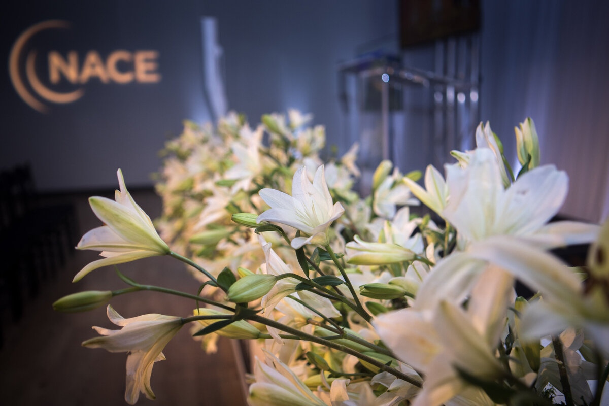 corporate event stage floral design NACE milwaukee events by design-5