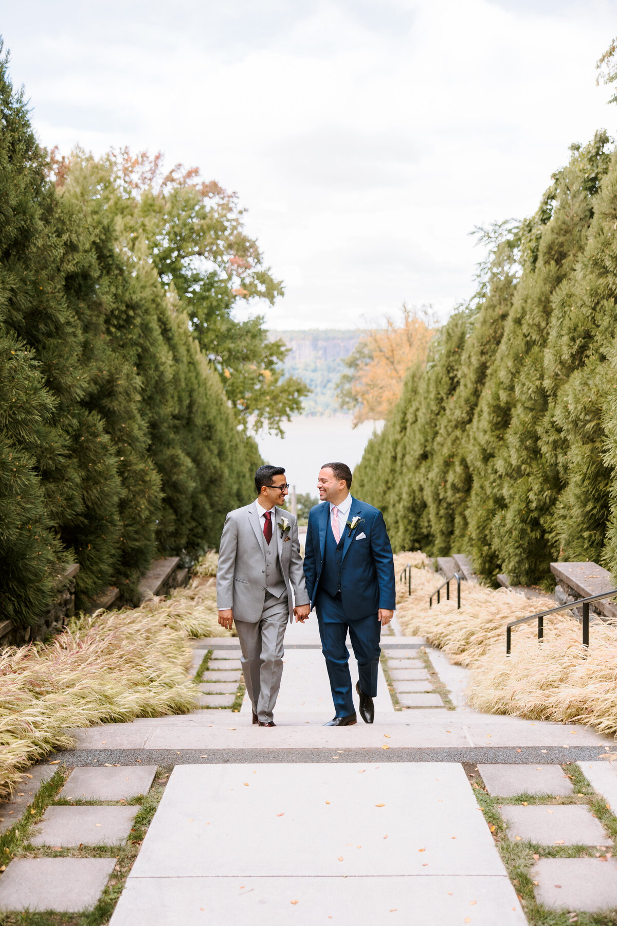 Mehul & Stefan - Rezdora NYC Untermyer Gardens - Intimate Wedding Previews 063