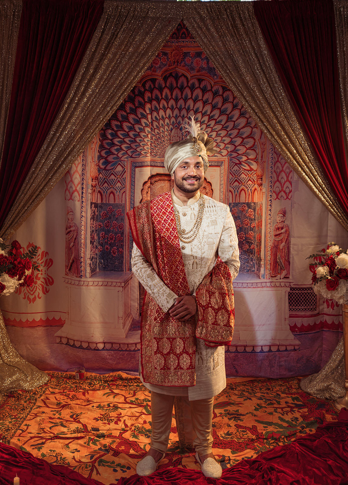 Indian wedding day photo - indian ceremony