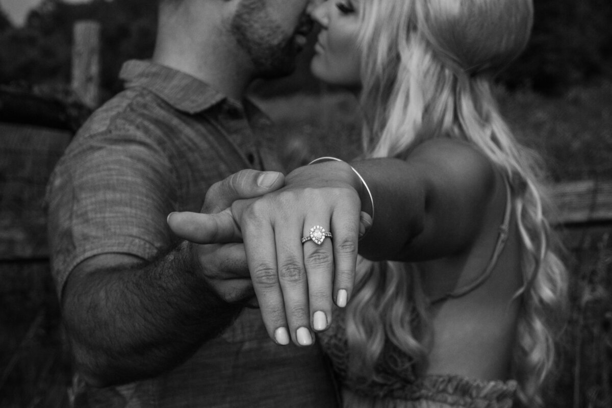 Engaged couple