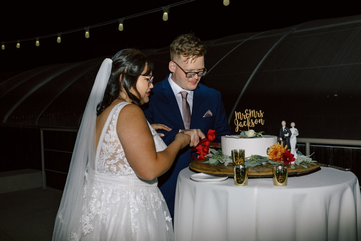 A wedding at the Environmental Nature Center in Newport Beach, CA