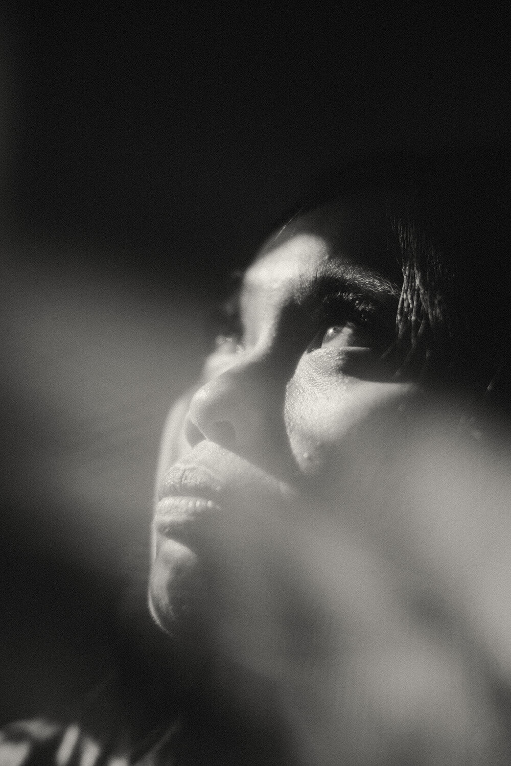 Dreamy and artistic portrait using motion blur, styled by a Sunshine Coast branding photographer to evoke presence and clarity.