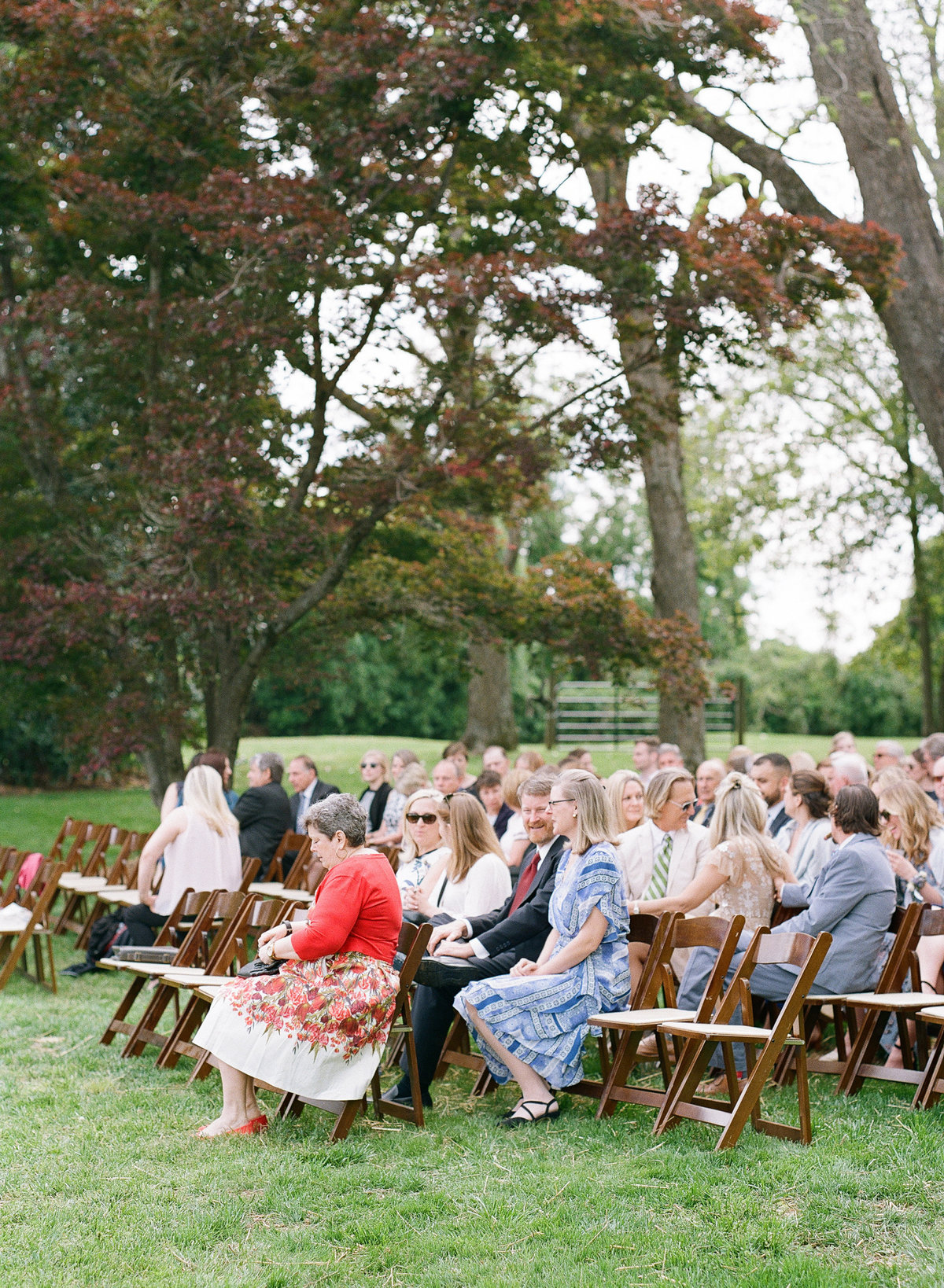 Wedding Guests Outdoor Wedding