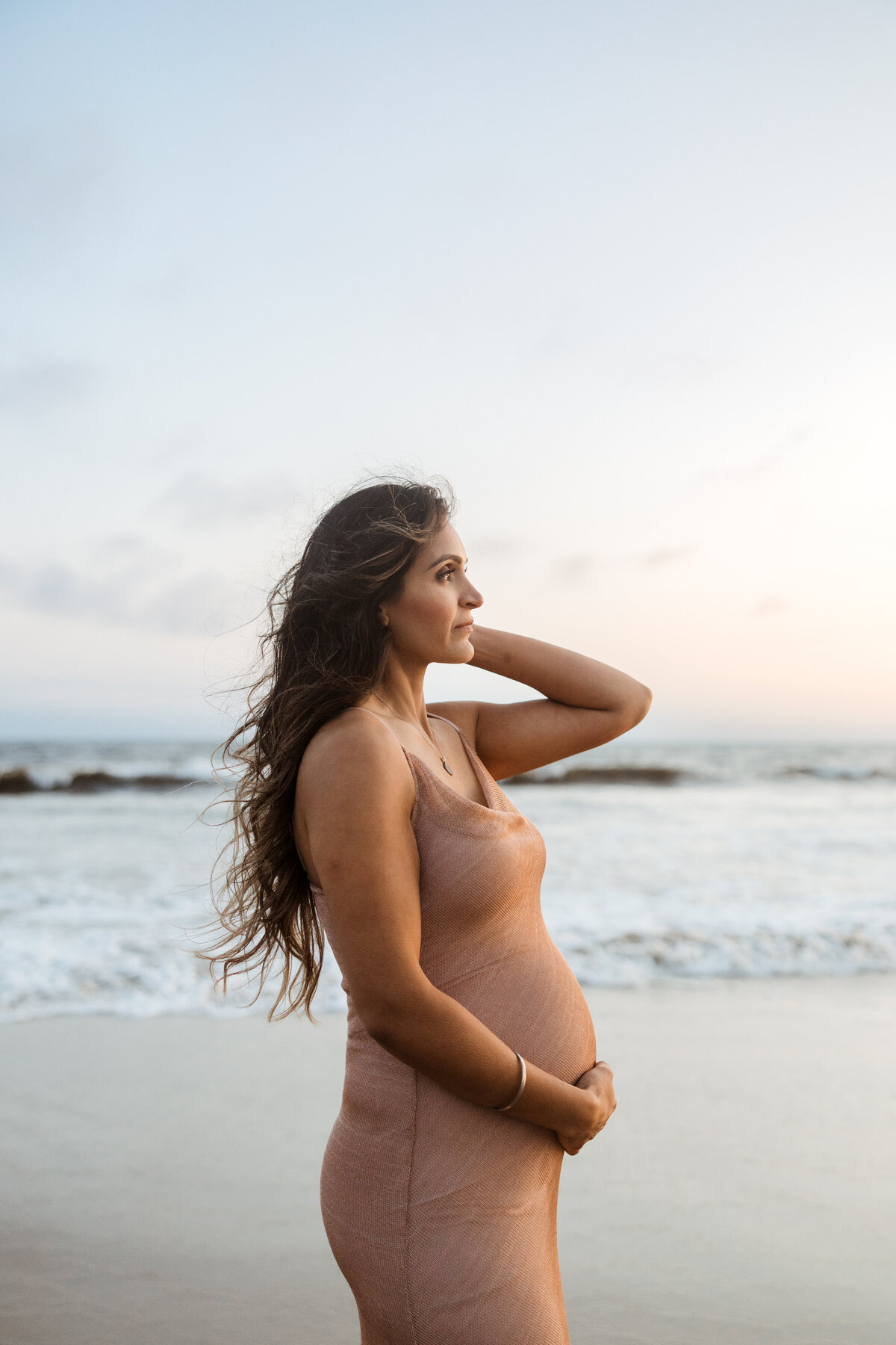 Santa Monica Beach Maternity Photography 89