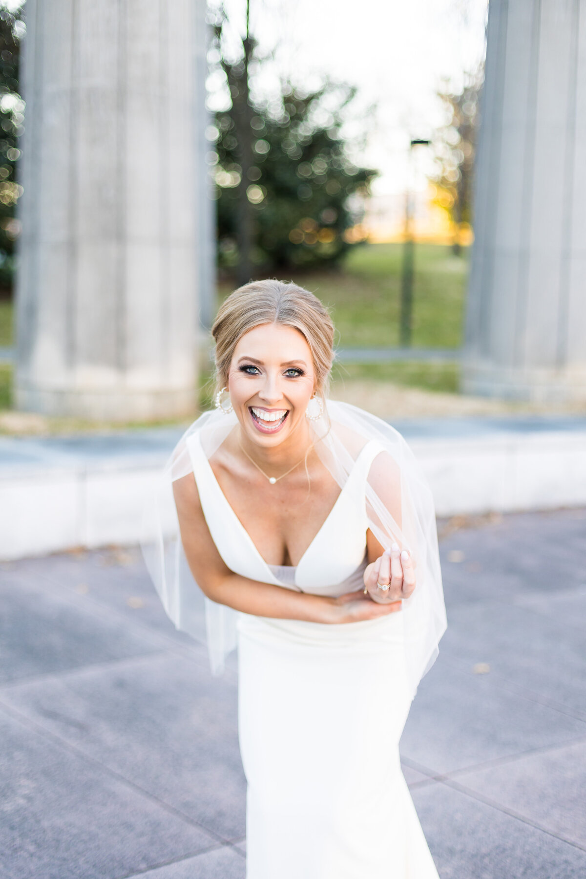 Bridal portraits at Tennessee State Museum, Nashville