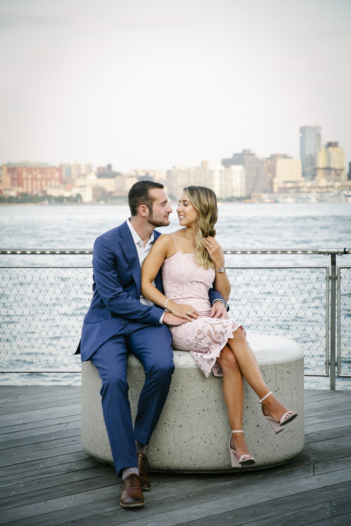 New Jersey Wedding Photographers	Hoboken, NJ	Hoboken City Streets Train Station Pier Hudson River	Engagement Session	Summer August	Elegant Luxury Artistic Modern Editorial Light and Airy Natural Chic Stylish Timeless Classy Classic Romantic Couture Fine Art Experienced Professional Love Couples Emotional Genuine Authentic Real Fashion Fairy Tale Dream Lovers Jersey Shore Intimate	Engagement Session Photos Portraits Image 34