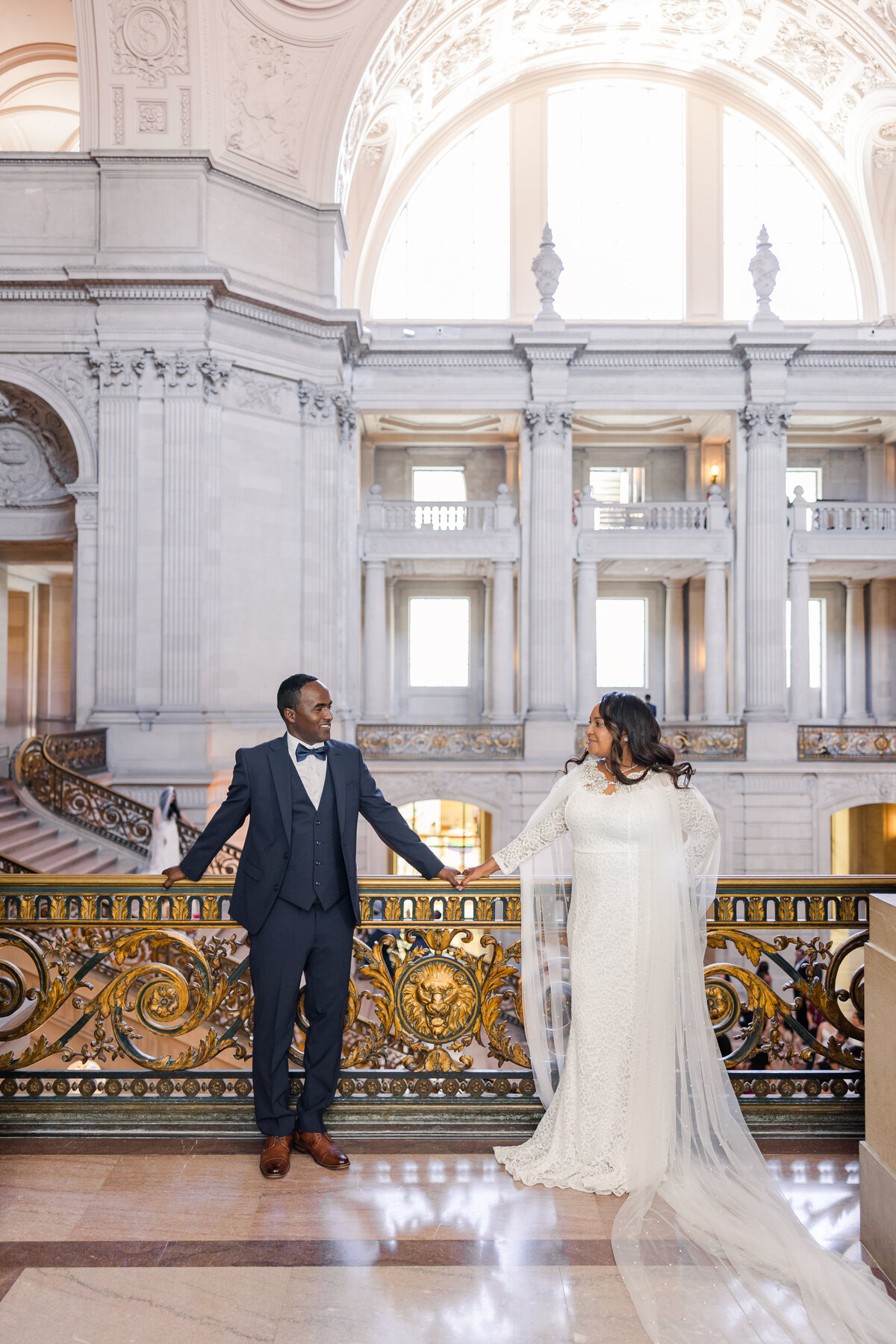 Mimi & Michael Elopement SF City Hall-49