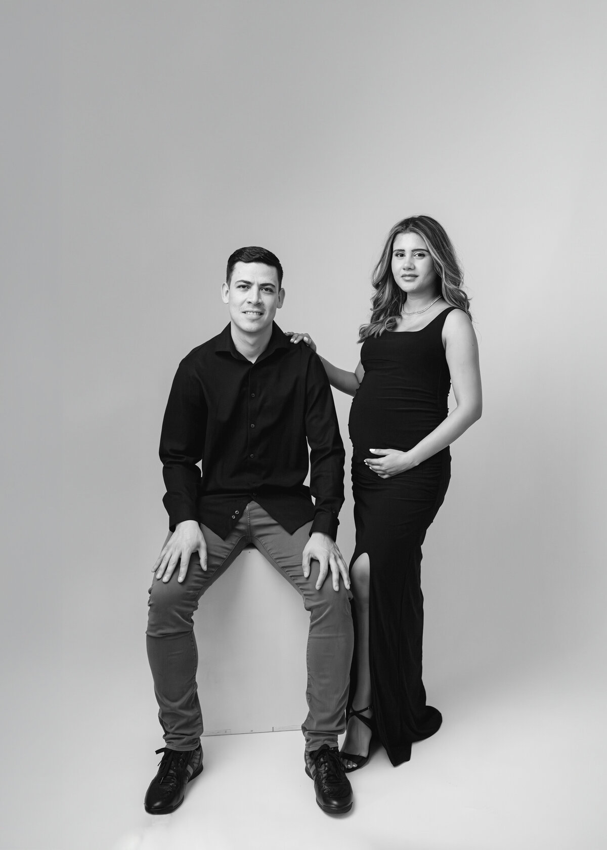 Valentina's Studio Maternity Session in Atlanta