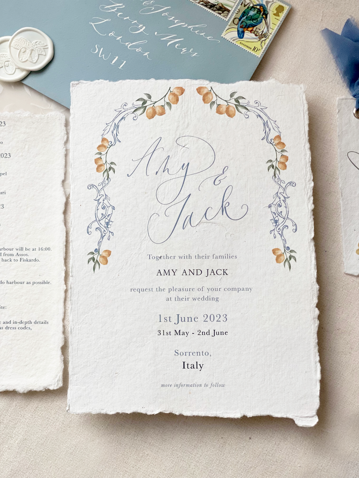 Georgia Eleanor Design Beautiful Wedding Stationery French Wedding Invitations