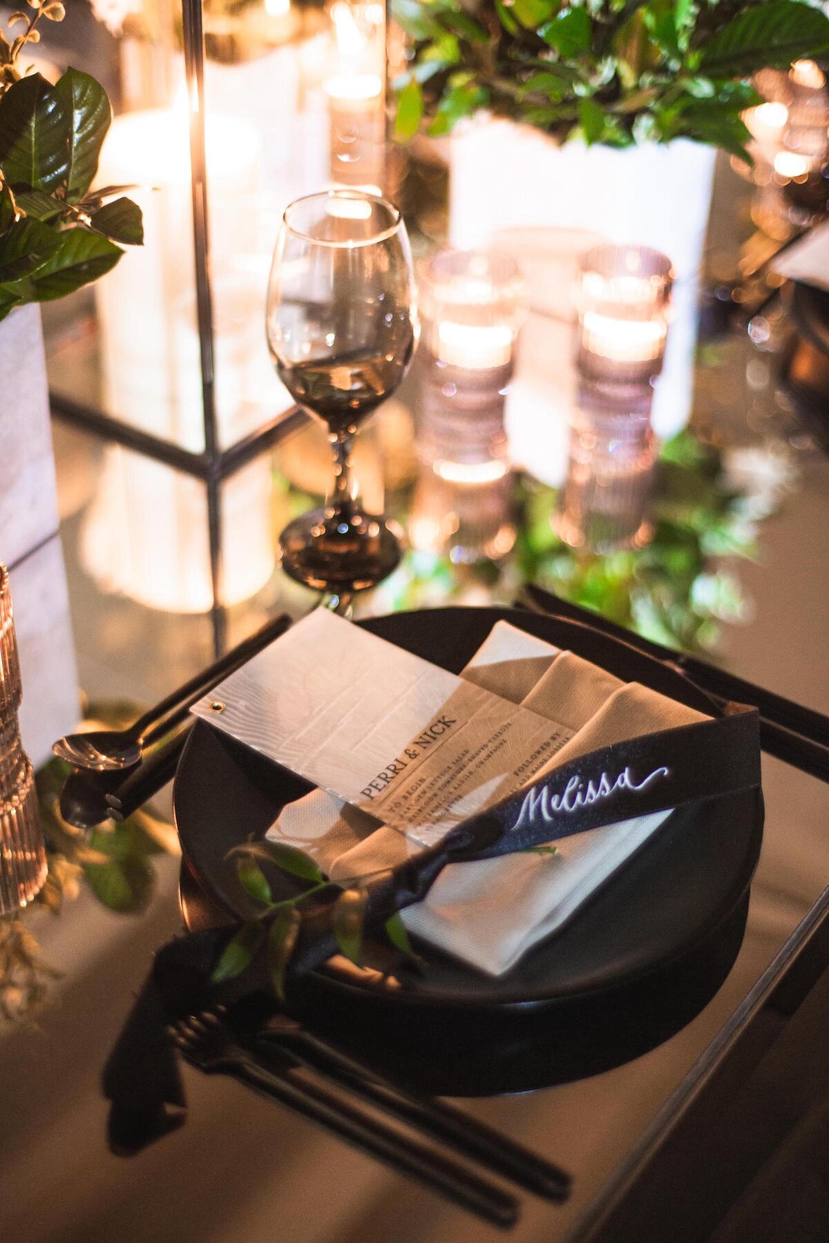 1Hotel South Beach Wedding Reception Table Details