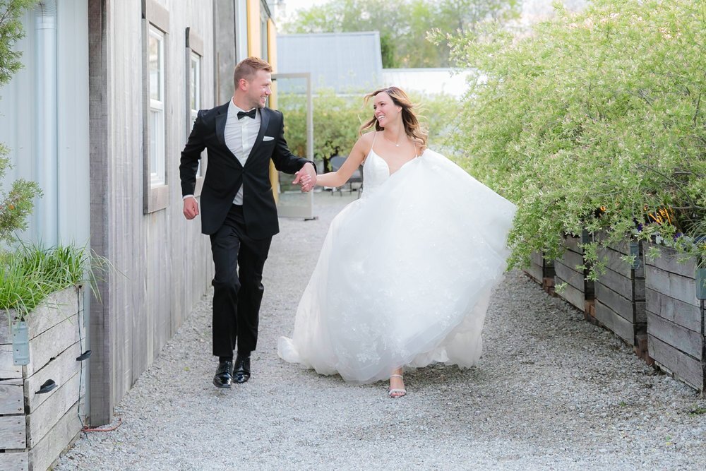 exit at jorgensen farms on wedding day