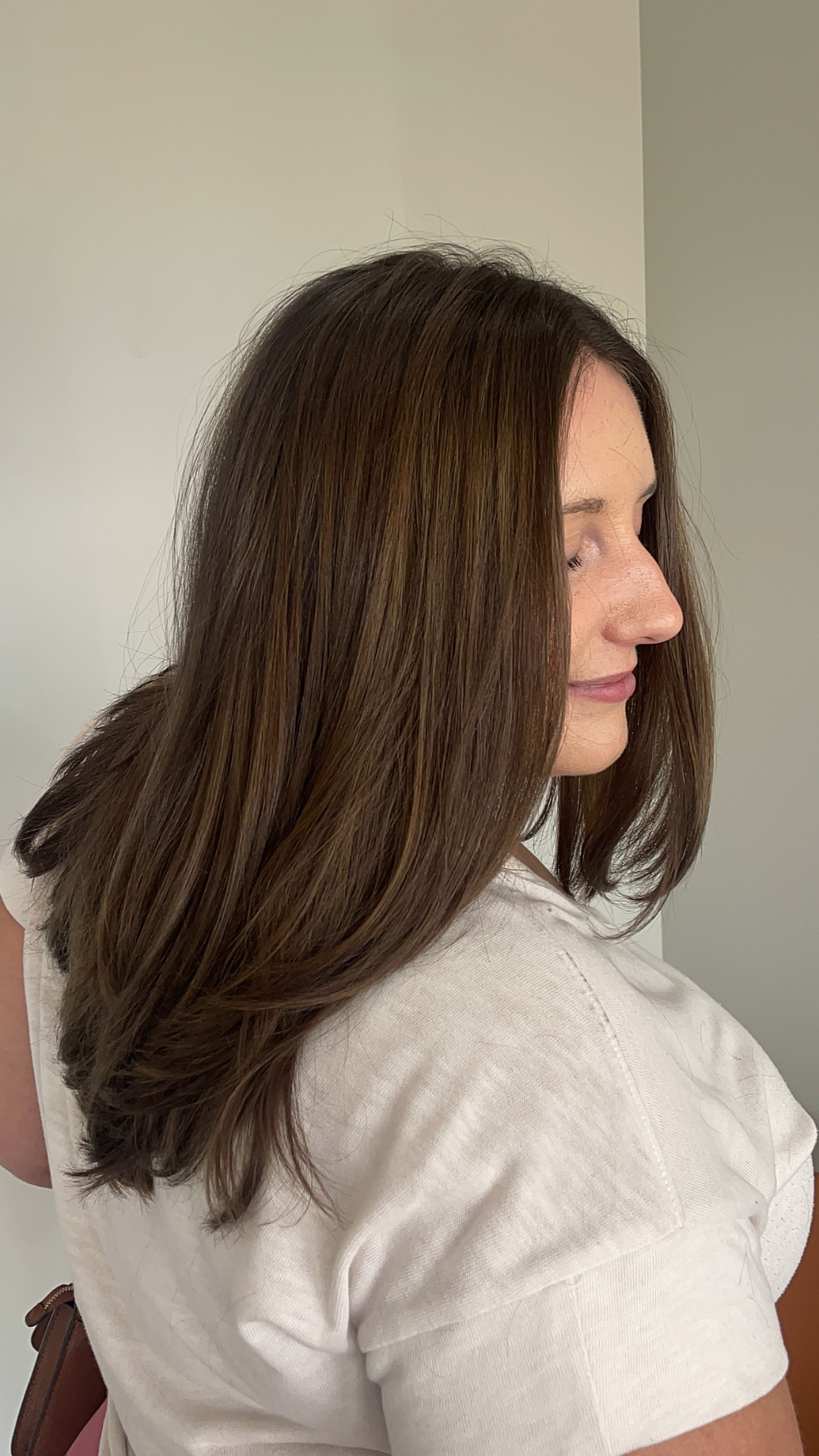 chocolate brown hair