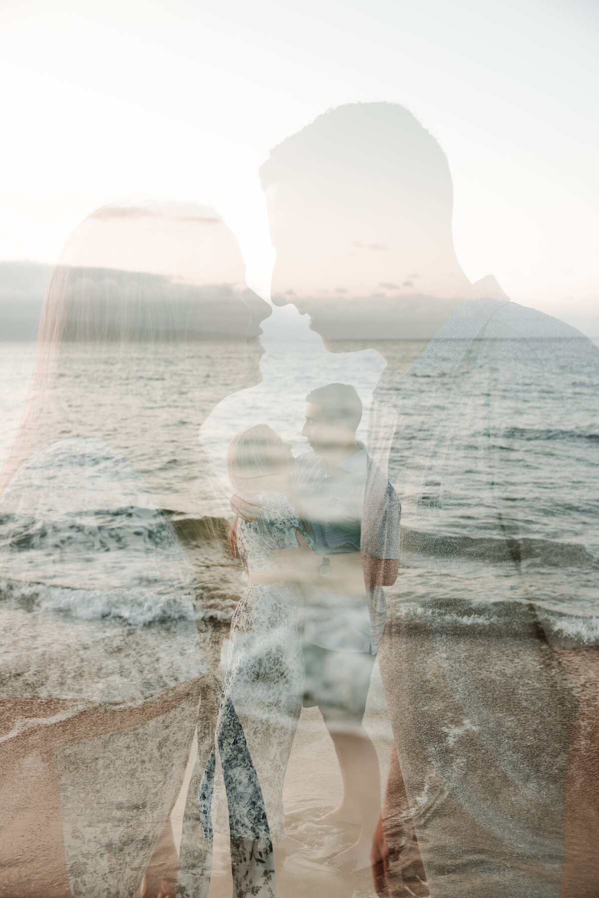 double exposure in Maui