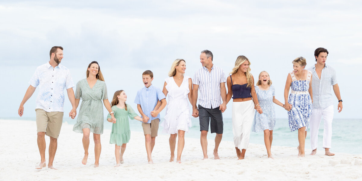Family portrait session on Dauphin Island, Alabama.