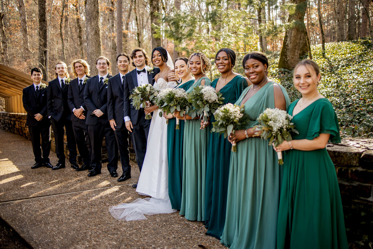 the wedding party