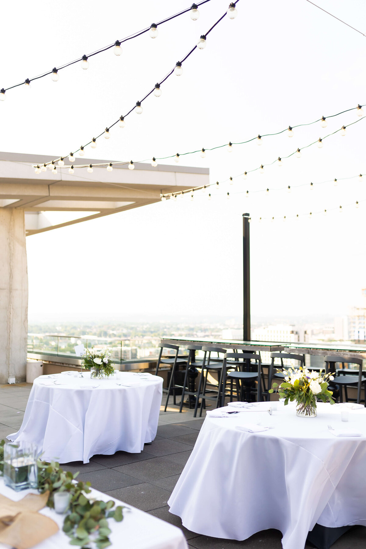 Wedding reception at The Aertson hotel, Nashville