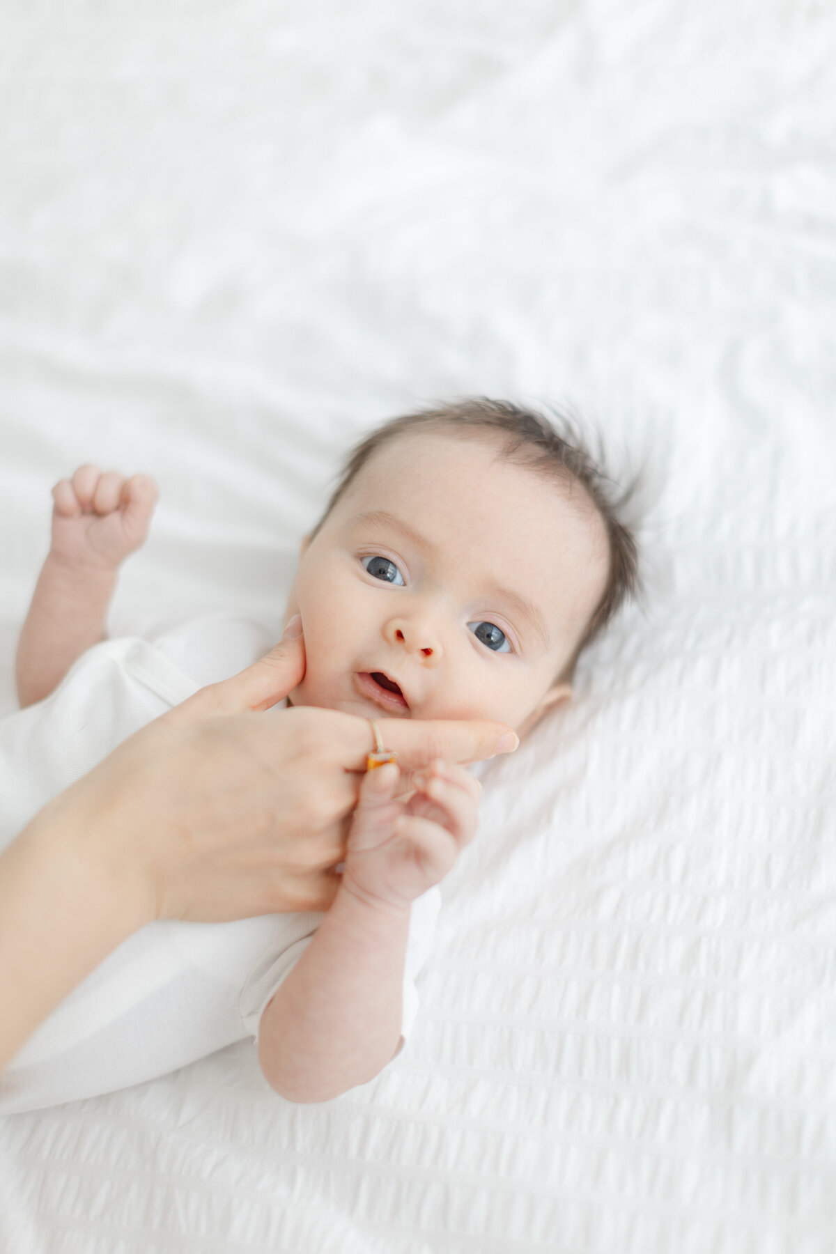 3 month baby milestone portrait session at Philadelphia photography studio - 19