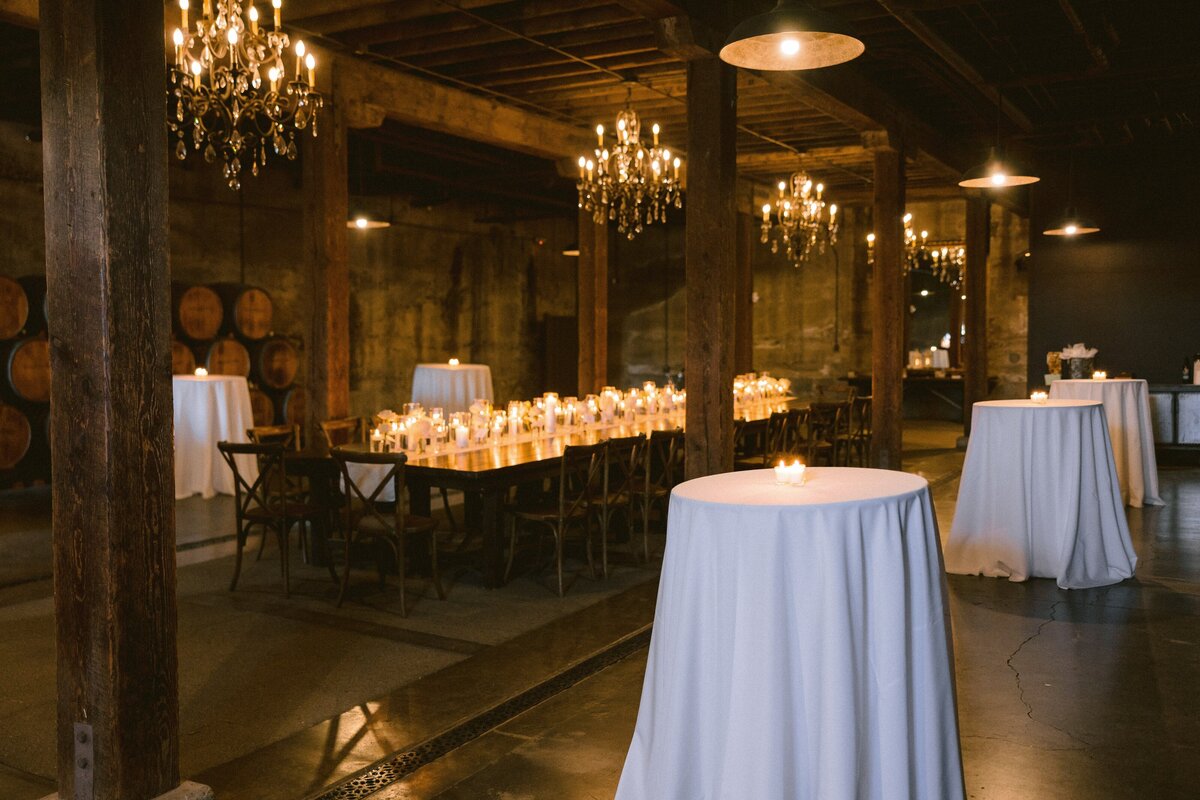 white bridal shower, white party, candle light, bud vases 