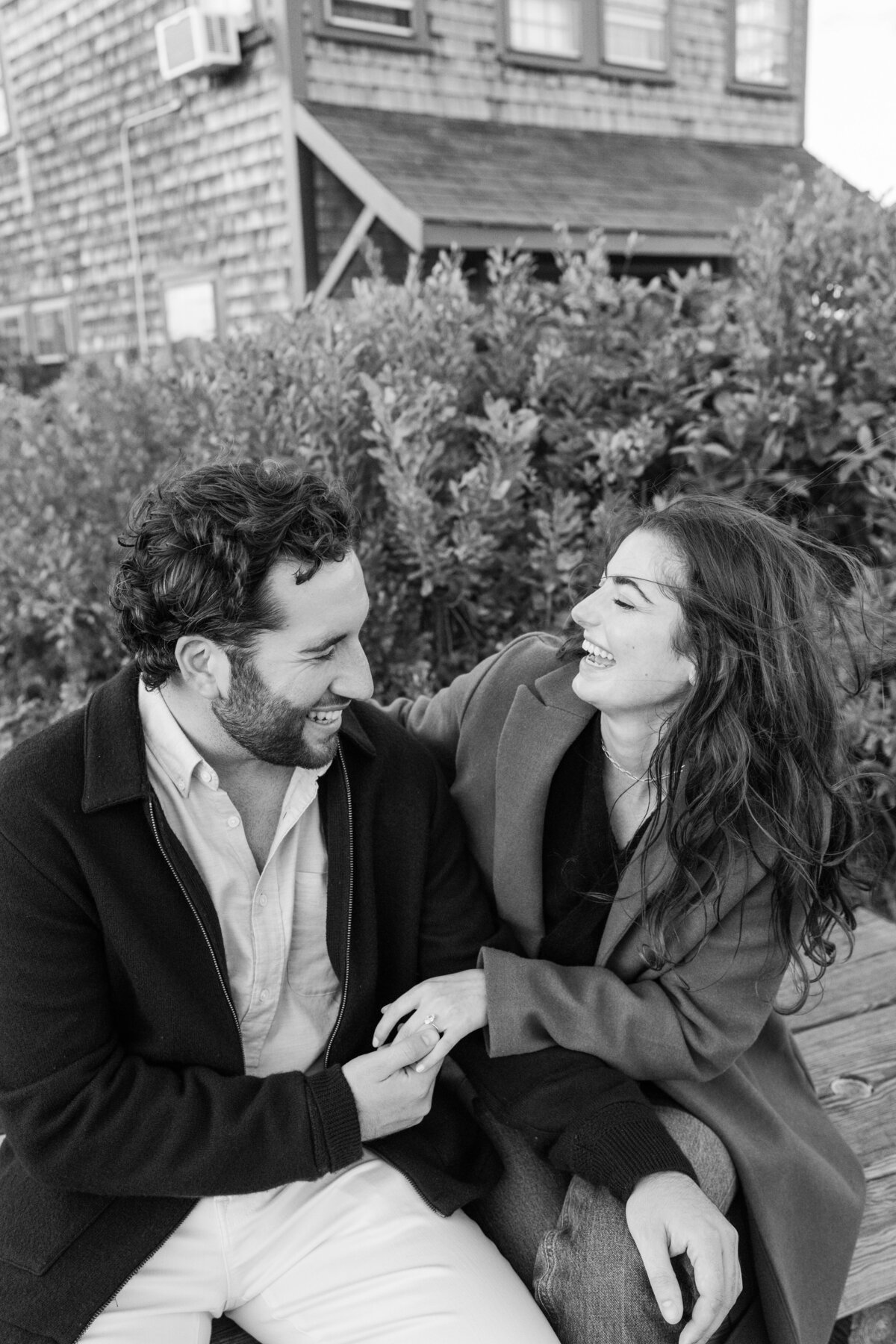 Nantucket Engagement Proposal Photos by Arlinda_-17