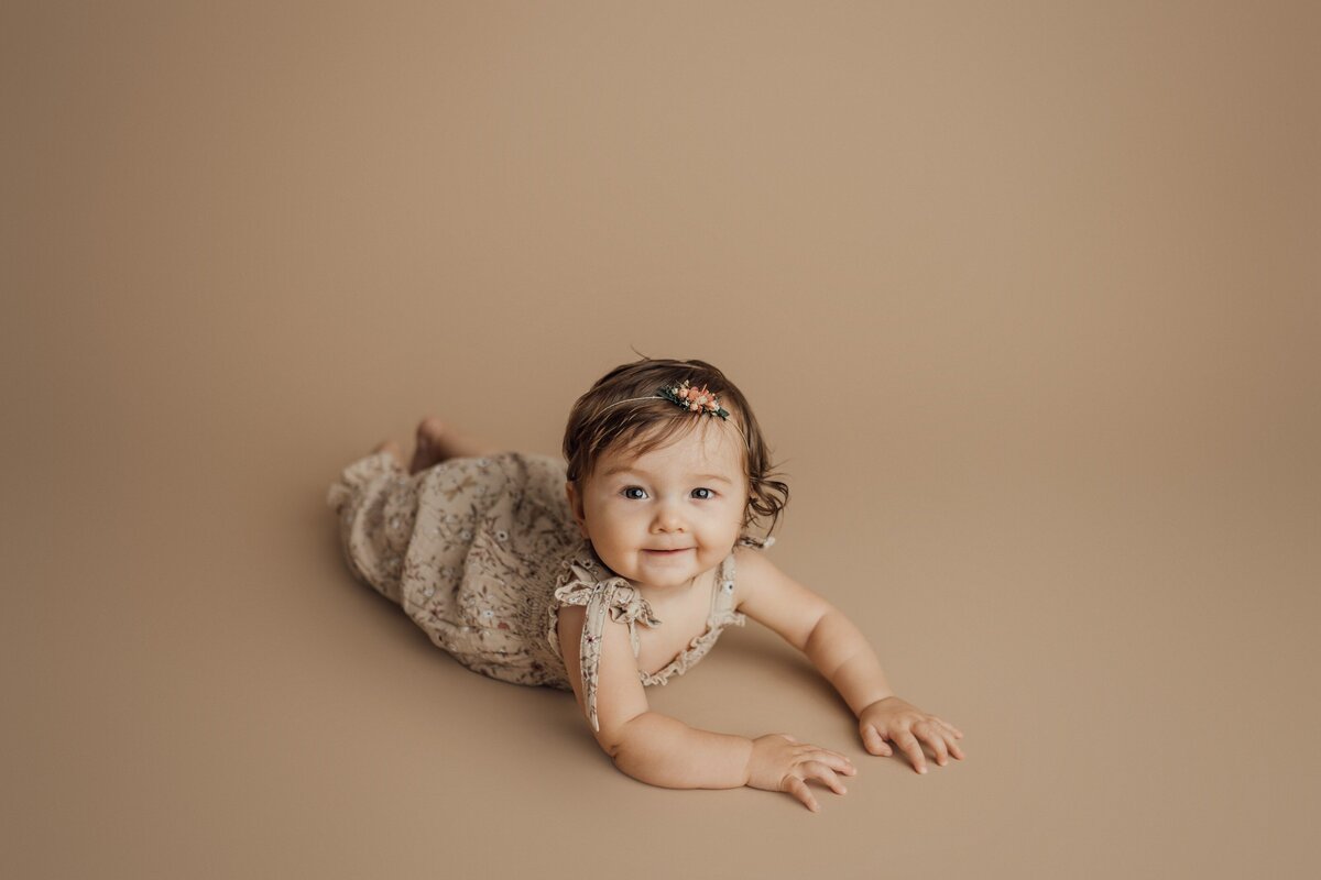 6 month photosession in studio in tampa