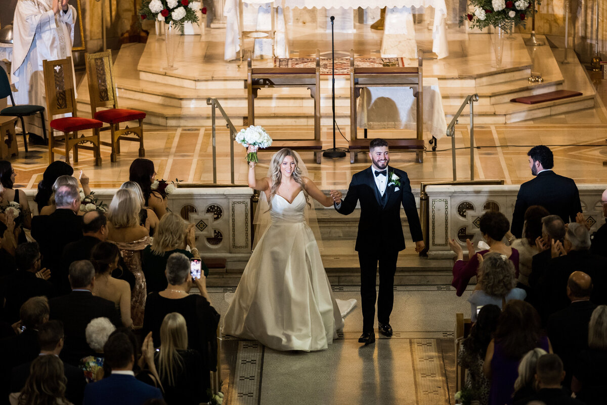 wedding ceremony at epiphany catholic church pittsburgh